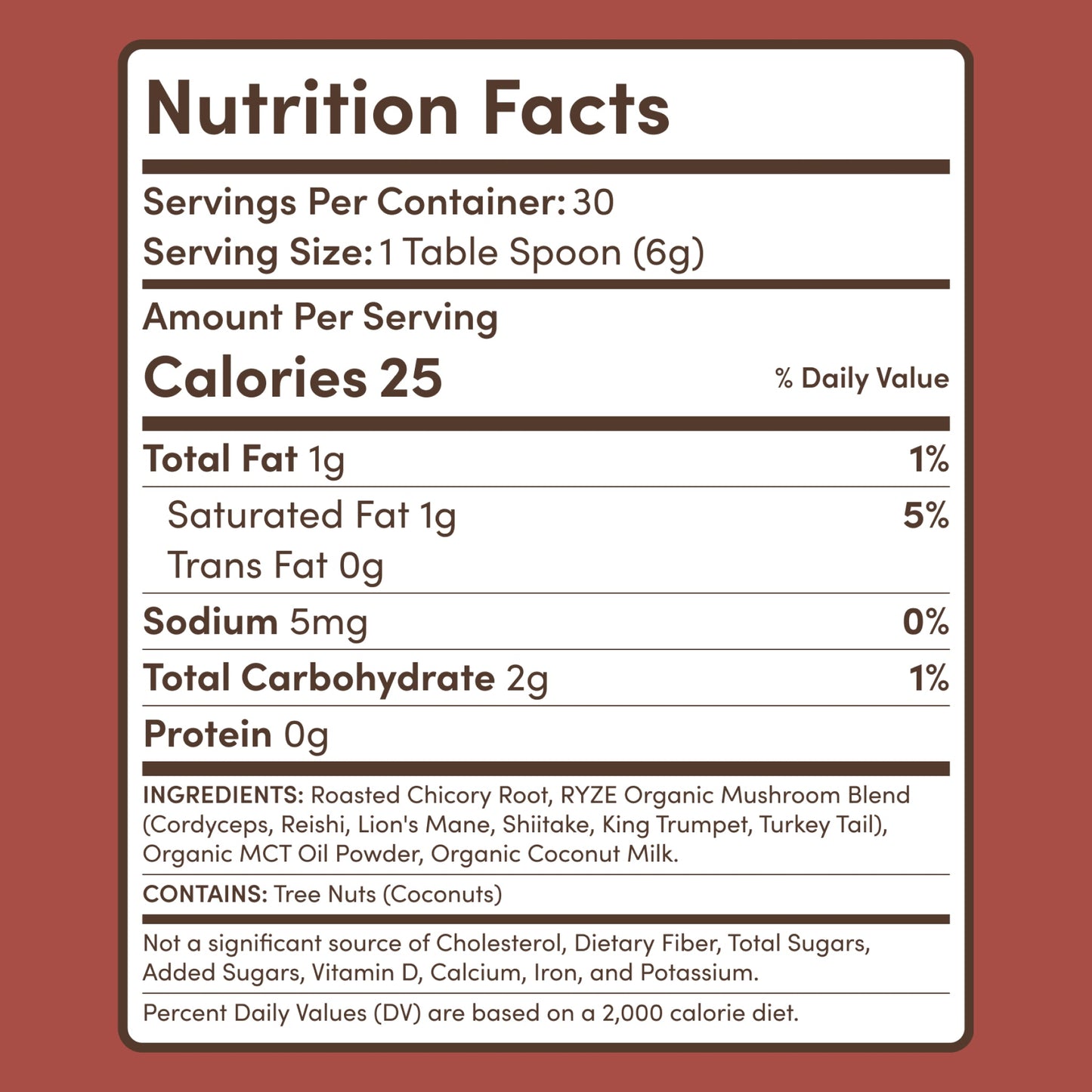 Mushroom Chicory (30 Servings) - I440