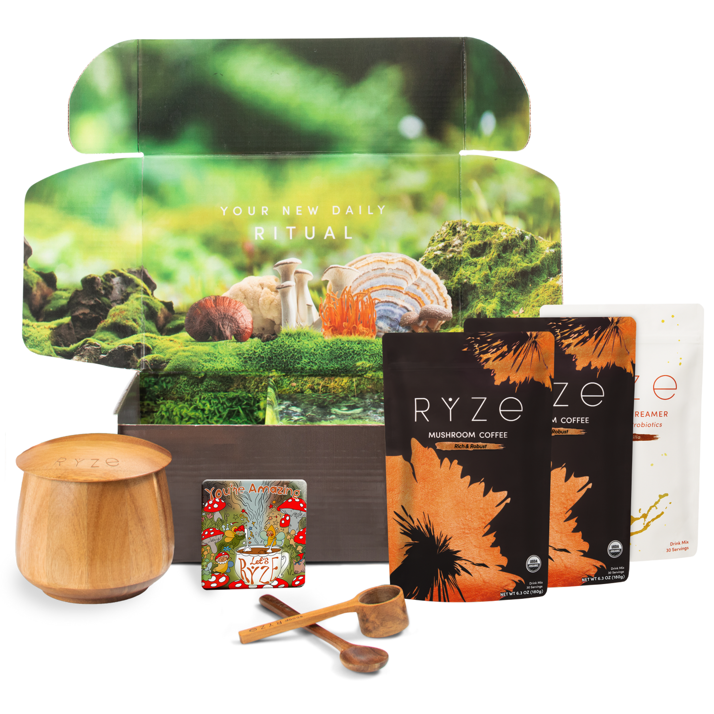 Ryze Dark Roast Ritual Set 3 Month Plan - E4IK