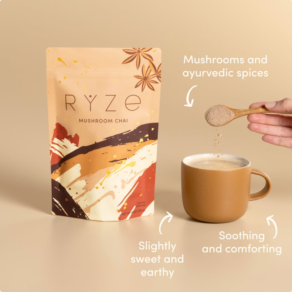 RYZE Mushroom Chai Starter Bag - VO55