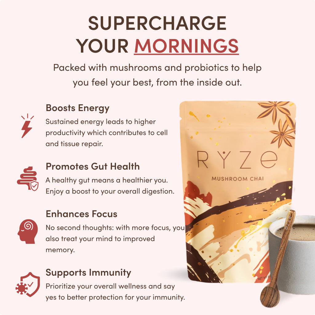 RYZE Mushroom Chai Starter Bag - VO55