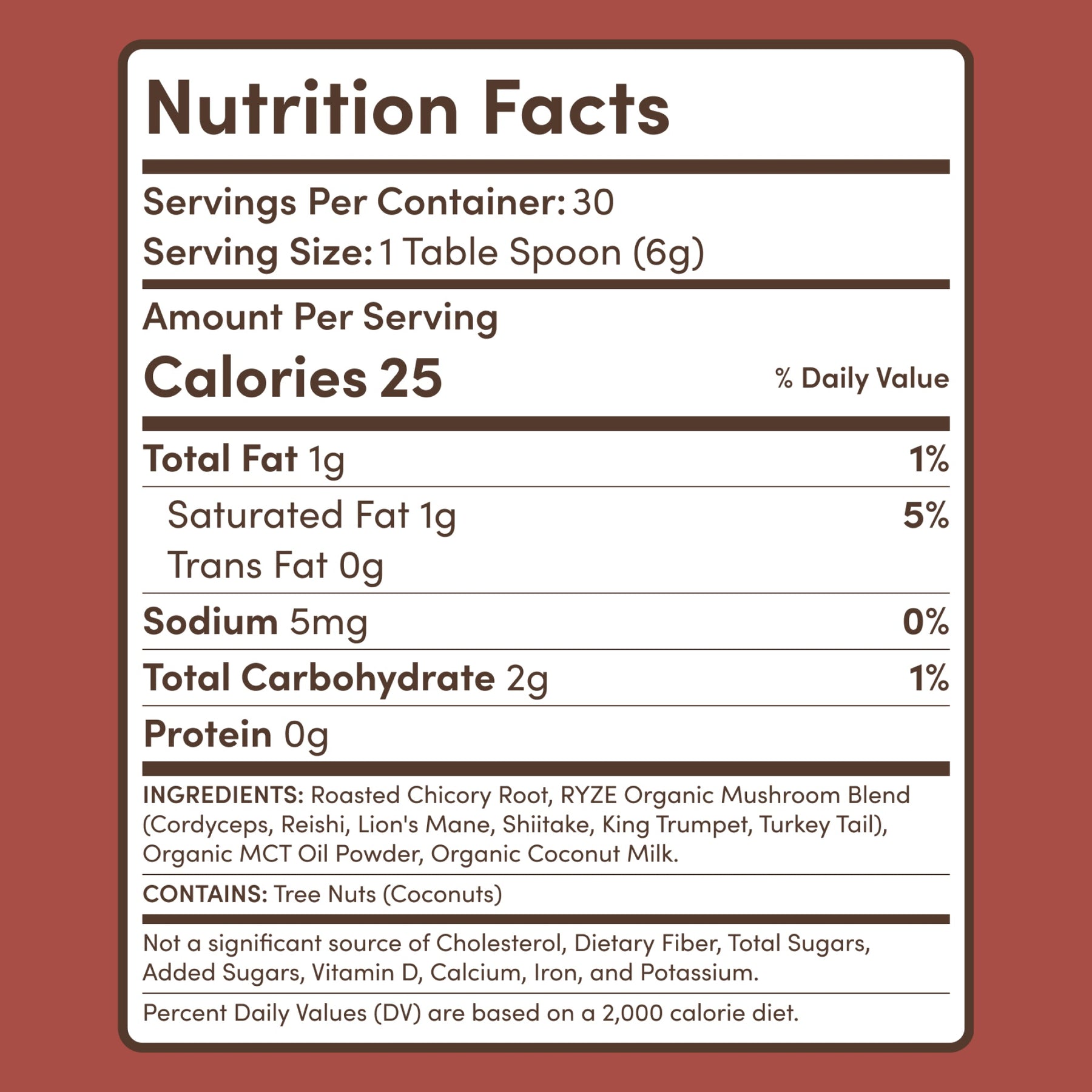 Mushroom Chicory (1 Pack - 30 Servings) - 7P88