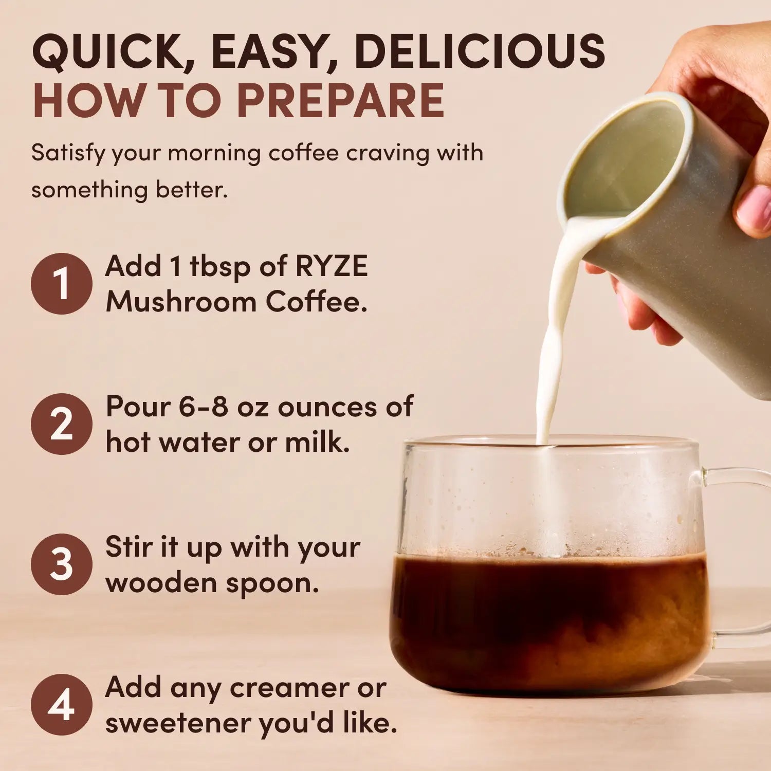 Mushroom Coffee Dark Roast (30 Servings) - BV3B