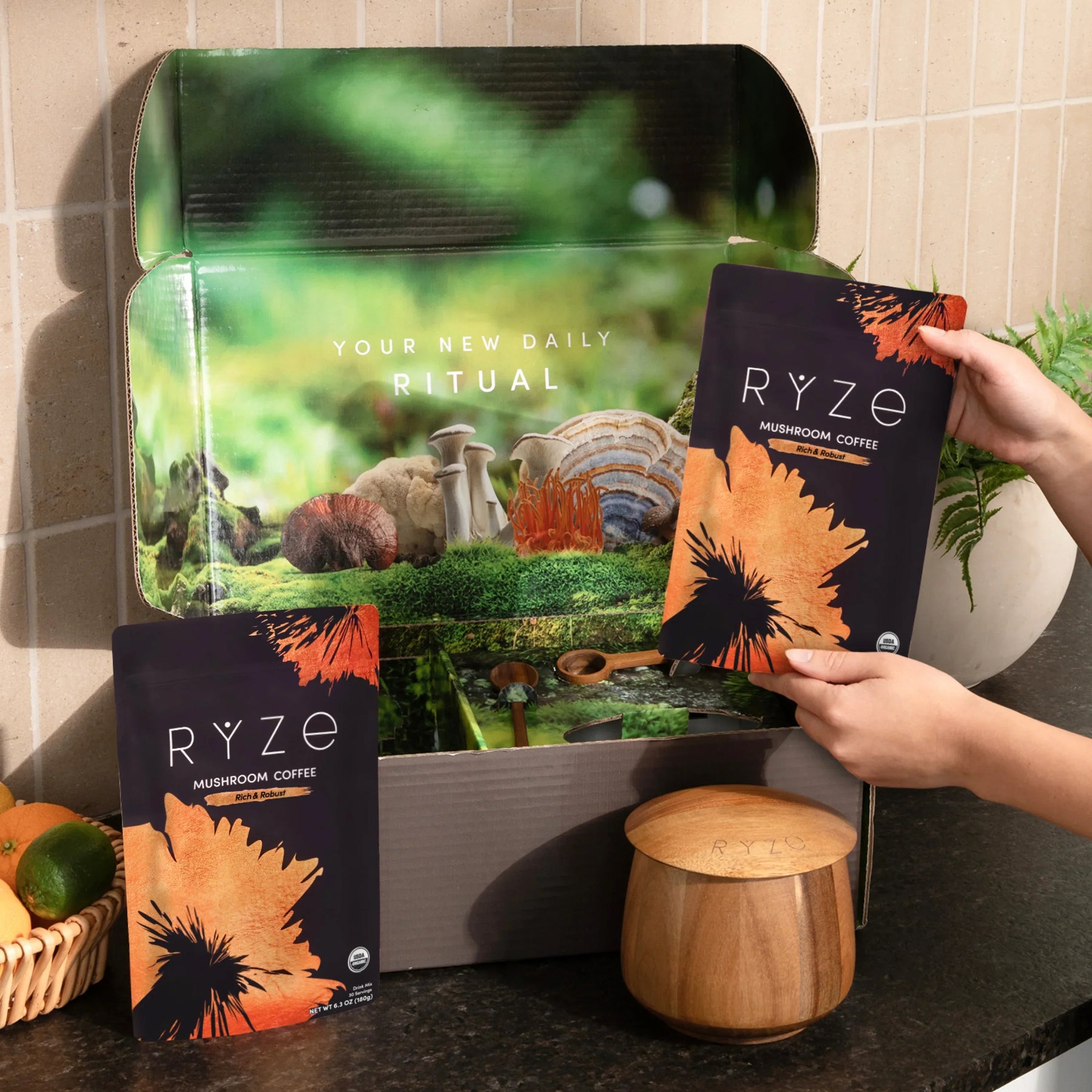 RYZE Ritual Set Dark Roast (90 Day Plan) - 5QM9