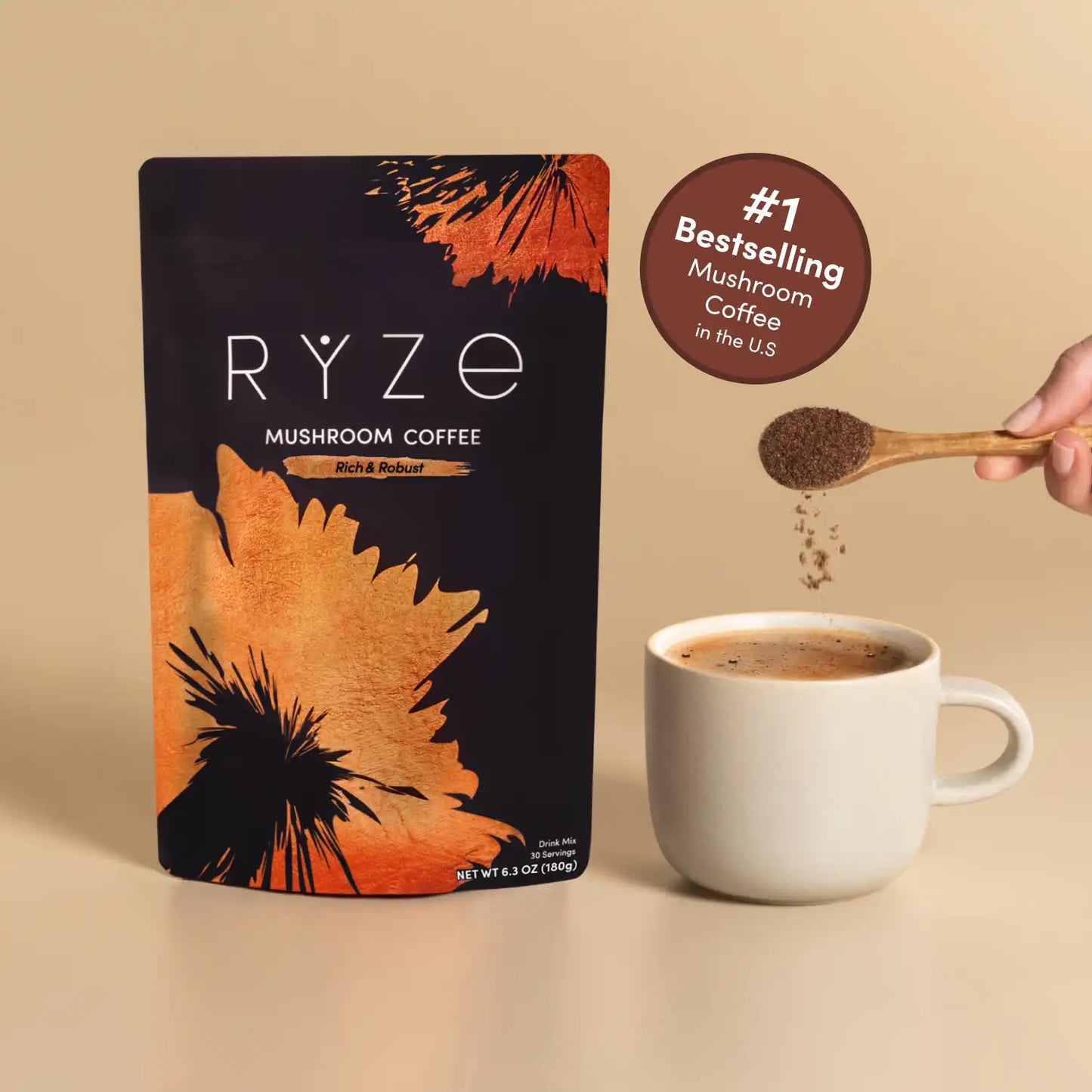 Mushroom Coffee 30 Servings - 1PB3