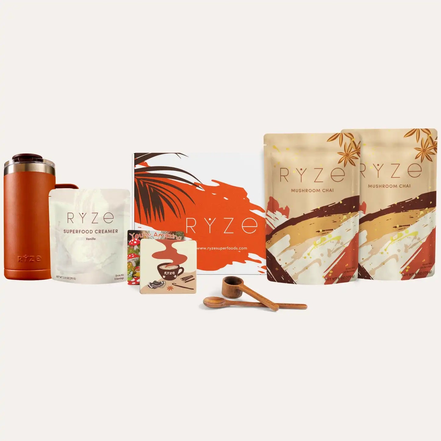 Mushroom Chai Starter Kit (40 Servings) - ZXQC
