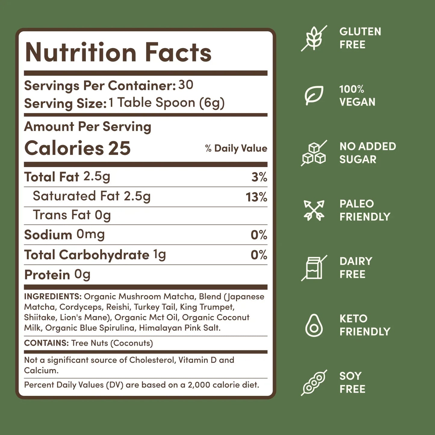 Mushroom Matcha (30 Servings) - YWBE