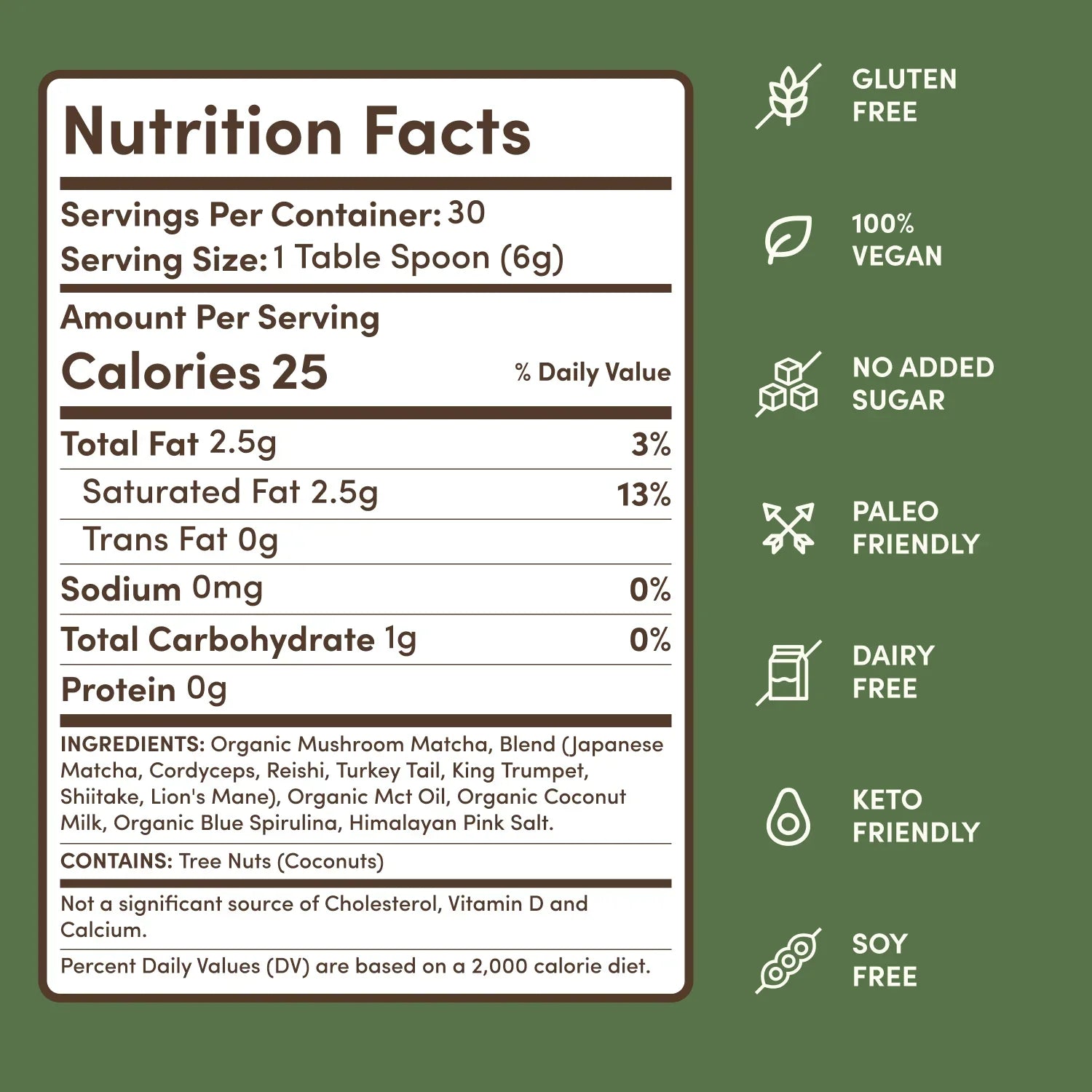Mushroom Matcha (30 Servings) - YWBE