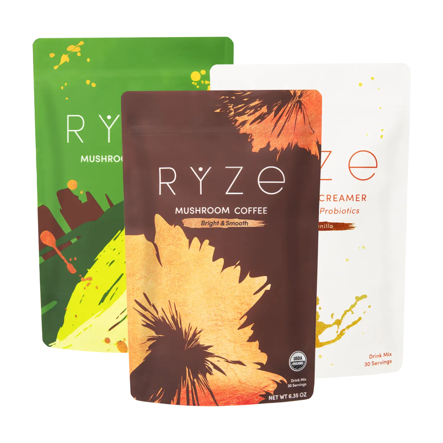 RYZE Ritual Set (Matcha + Coffee + Creamer) - 8V75