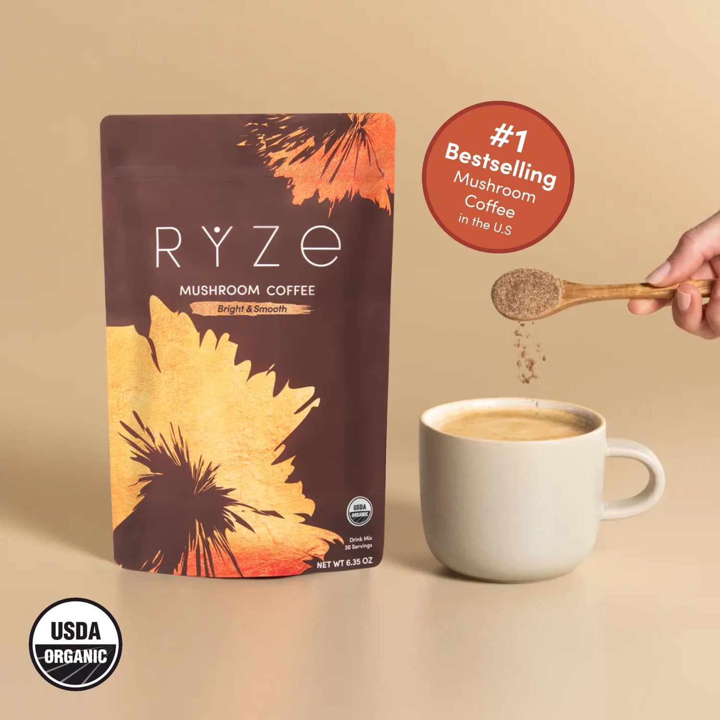 Mushroom Coffee 30 Serving - K7YD