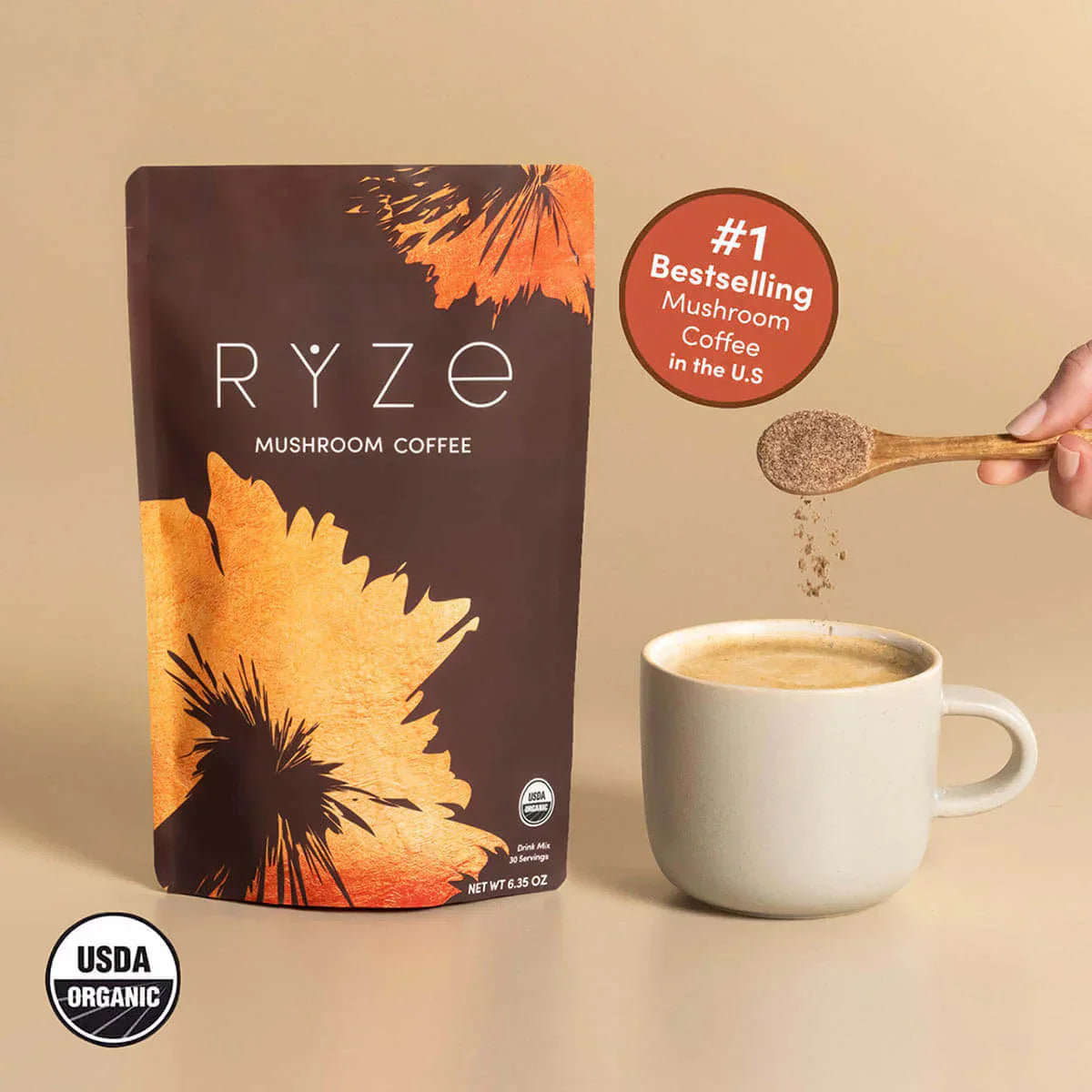 Mushroom Coffee (1 pack - 30 Servings) - SQJG