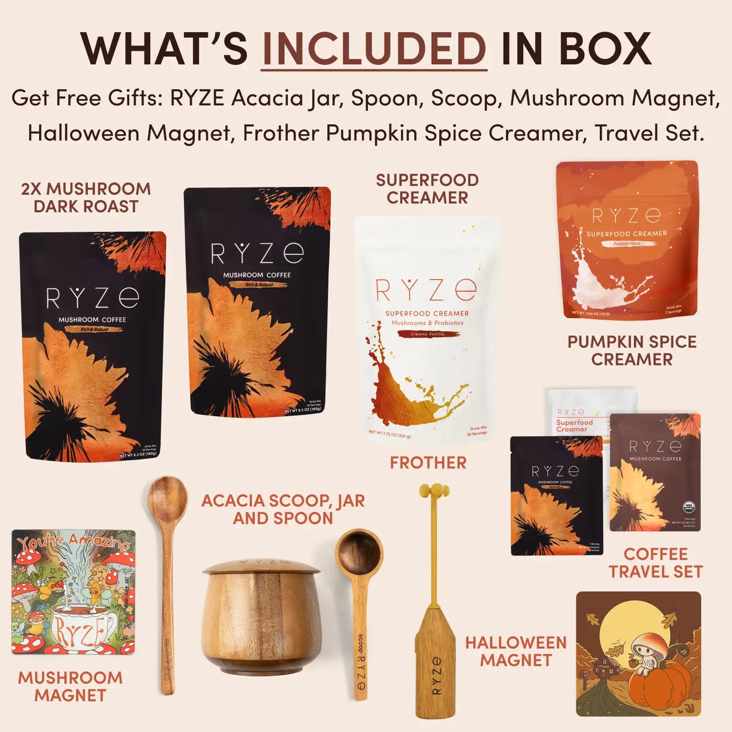 RYZE Ritual Set Dark Roast (90 Day Plan) - 5QM9