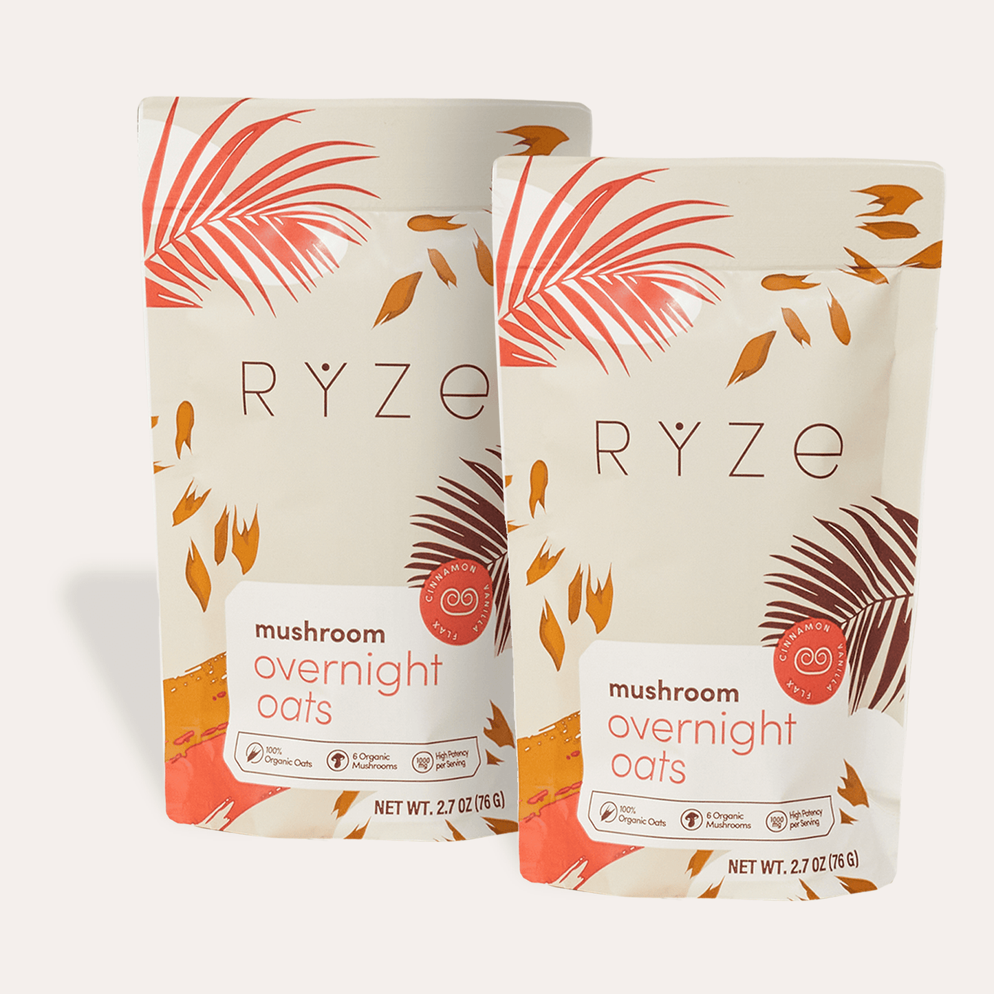 Mushroom Overnight Oats Pack (28 Servings) - PE8J