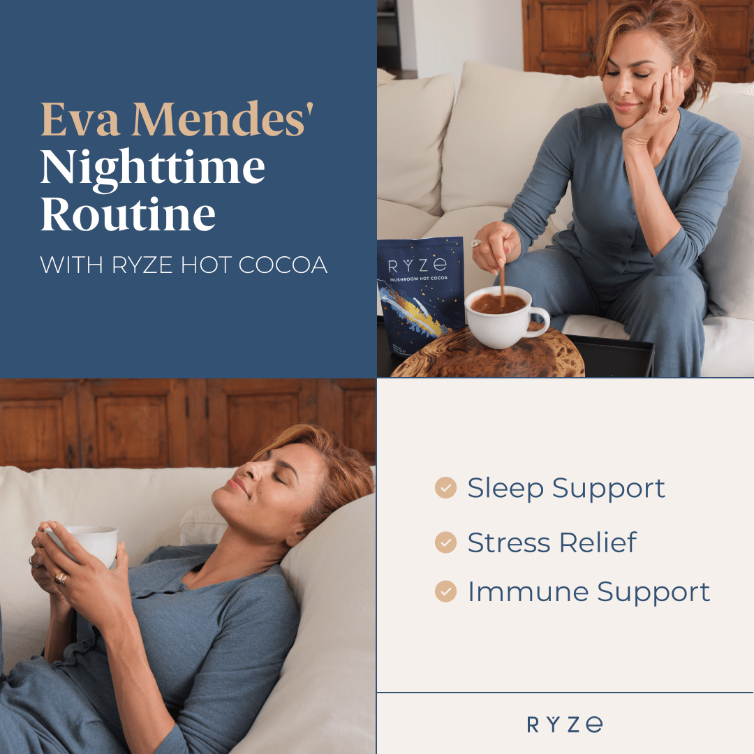 RYZE Hot Cocoa - with 6 Sleep Superfoods to Help Fall Asleep and Stay Asleep - 6Y1G