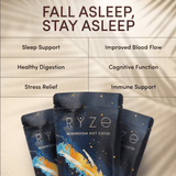 RYZE Hot Cocoa - with 6 Sleep Superfoods to Help Fall Asleep and Stay Asleep - 6Y1G