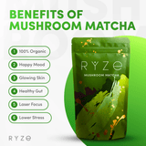 RYZE Organic Mushroom Matcha Starter Kit (60 servings) - FWHW